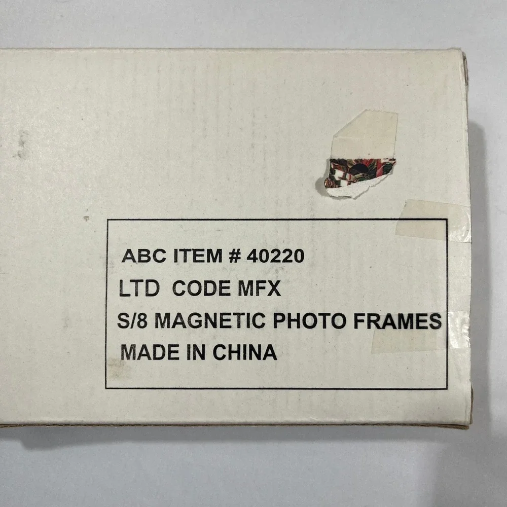 Magnetic Photo Frames Set of 8 4x6(4)  3.5x5 (4) 40220